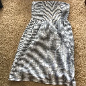 Strapless summer dress